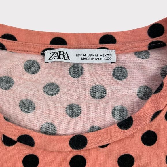 Zara Polka Dot Sleeveless Shift Dress - Picture 2 of 3